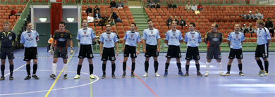 Jeepers FC before the match vs Skovde AIK (Photo courtesy: Jeepers FC)