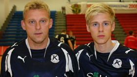 Zoran Danel Ljubicic (left) and son Bojan Stefn Ljubicic (Photo courtesy: Keflavik)