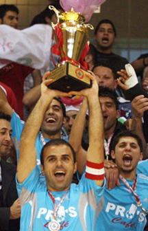 Pro*s Caf, Lebanese Cup Winners! (Photo courtesy: Lebanese Football)
