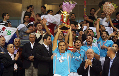 Pro*s Café, Lebanese Cup Winners! (Photo courtesy: Lebanese Football)