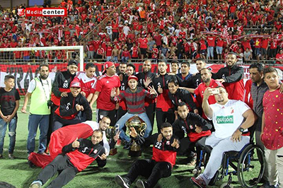 Al Ahli, winners of the first ever Libyan Futsal Cup