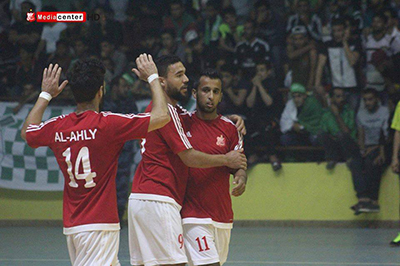 Al Ahli, winners of the first ever Libyan Futsal Cup