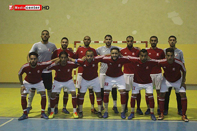 Al Ahli, winners of the first ever Libyan Futsal Cup