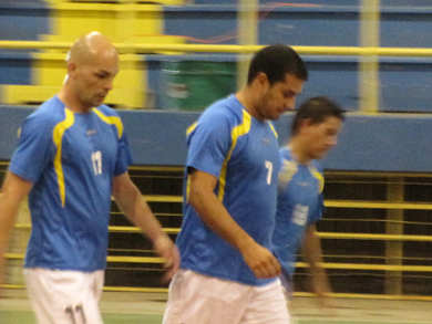 Fortuna de Desamparados apuesta a la experiencia para pelear y por qu� no, ganar el t�tulo este a�o. En la gr�fica Yan�n Montoya (11) y Danny Fuentes (7) anotaron dos goles cada uno (Photo courtesy: Rafael Palacino - Lifutsal)
