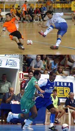 Betao in action - D (MRA) vs Acidesio (Benicarl) (Photo courtesy: Enrique Serrano - LNFS)