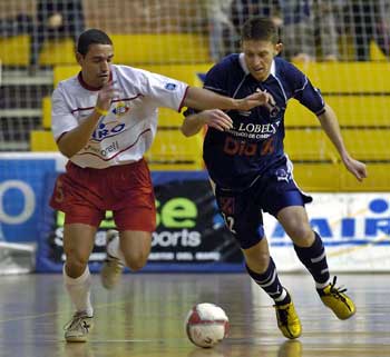 Kel (Mirò Martorell) vs Alemao (Lobelle), brazilian duel (Photo courtesy: LNFS)