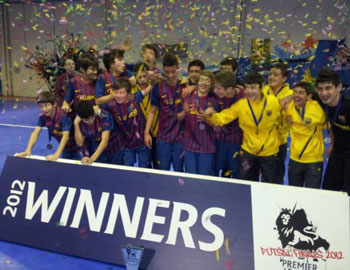 Barca crowned Premier League Champions!</