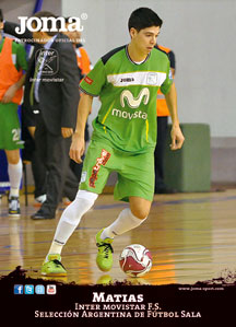 Matias Lucuix (Photo courtesy: Joma)