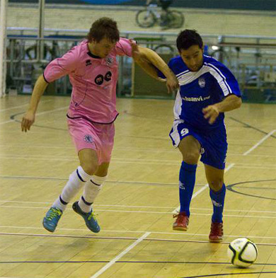 Action from the game (Photo courtesy: Middlesbrough Futsal Club)