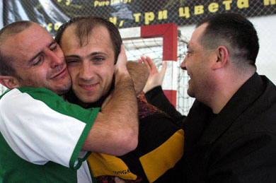 Celebration in progress... (Photo courtesy: Vadim Caftanat)