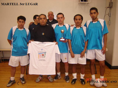 Third classified: Martell (Photo courtesy: Futsal Mexico)