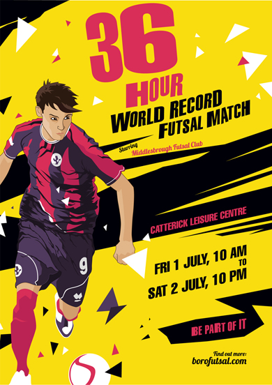 Middlesbrough set to kick off world record futsal match