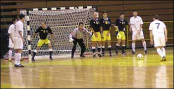 MNK Split, in action against AS Odorheiu Secuiesc (MNK Split) ...