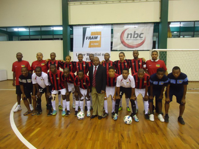 Mozambican National Team (Photo courtesy: Mozambican Futsal Committee)