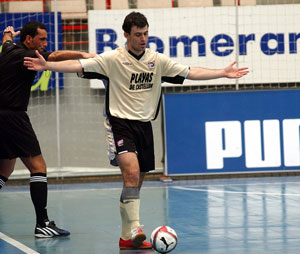 Massimo Cumbo during Playas vs InterKrAZ (Photo courtesy: www.lnfs.es)