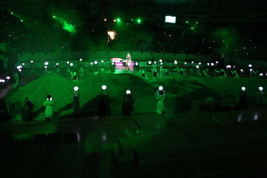 Omar Almokhtar Futsal Cup 2010: opening ceremony (Photo courtesy: Haitm Dandi)