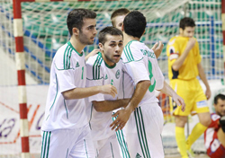 Omonia players celebrating (Photo courtesy: Omonia FC)