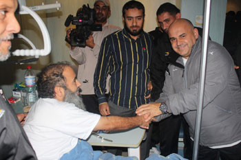 Pablo Prieto: A visit to injured war victims in Tunis hospital
