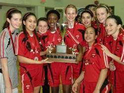 Champs. The North Mississauga Soccer Club Girls U13 rep team captured the 2011 Ontario Futsal Cup Sunday in Oshawa (Photo courtesy: The Mississauga News)