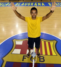 PC, new player of Ponzio Pescara (Photo courtesy: barcelona.cat)