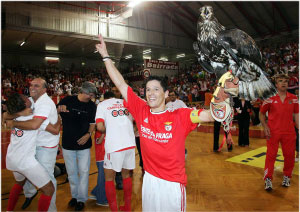 Andr Lima: five goals for a title! (Photo courtesy: Futsal Sporting)
