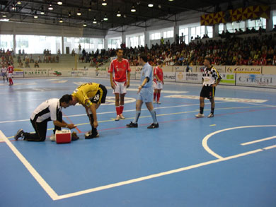 Is Alex injured? (Photo courtesy: Boavista Futsal)