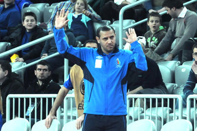 Alecio: hands up! (Photo Futsalplanet.com)