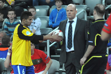 Edigleuson: hey Braz, give me the ball! (Photo Futsalplanet.com)