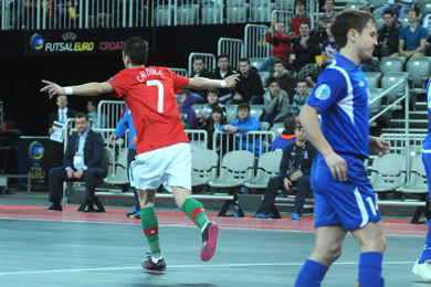 Cardinal, goal for Portugal! (Photo Futsalplanet.com)