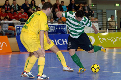 Nen vs Monteiro (Photo courtesy: Futsal Sporting)