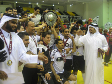 Al Sadd Club one more time champions! (Photo courtesy: Rubio Guerra)