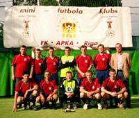 Lithuanian FC Bekentas from Vilnius, Tournament Runner-up ...