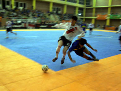 Matas Lucuix in action (Photo courtesy: Sebastian Larocca - Pasin Futsal)