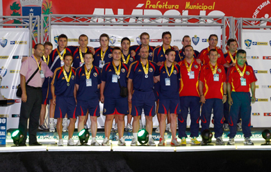 The Romanian squad awarded during the last Grand Prix in Anapolis (Photo courtesy: CBFS)