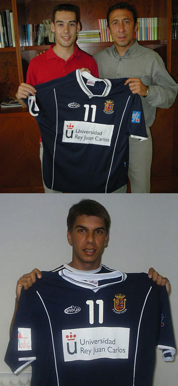 Photo 1: Sergio with Jorge de La Cruz - Photo 2: Daniel