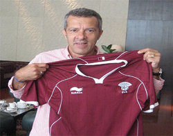 Sergio Sapo, new coach of Qatar (Photo courtesy: Qatar Soccer)
