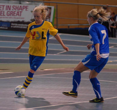 Futsal is becoming an popular participation choice for players in this area (Photo courtesy: Kate Evans  Sheffield & Hallamshire FA)