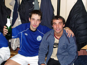 Alexander Slepov and Aleksandr Emanuilov celebrating Bugroff title! 