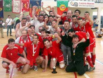 S.L. Olivais, Portuguese Cup winner (Photo courtesy: www.futsalportugal.com)