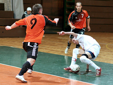 Slov-Matic vs Era-Pack (Photo courtesy: Futsal Slovakia)