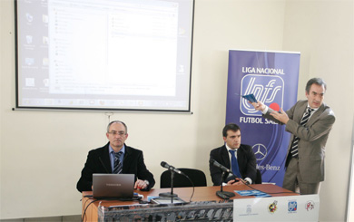 Javier Lozano in action (Photo courtesy: LNFS)