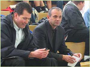 Vic Hermans attending the tournament (Photo courtesy: www.futsal5.de)