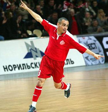 Kak celebrating a goal (Photo courtesy: Superleague.ru)