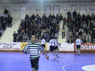 Gonçalo ready to start (Photo courtesy: Sporting CP Official Web Site)