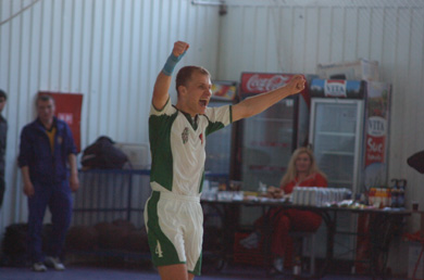 Celebrations in progress during the game (Photo courtesy: Tornado Futsal Club)