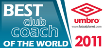 UMBRO Futsal Awards 2011 - Best Club Coach of the World