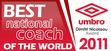 UMBRO Futsal Awards 2011 - Best National Team Coach of the World - Dimitri Nicolaou Award