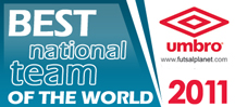 UMBRO Futsal Awards 2011 - Best National Team of the World