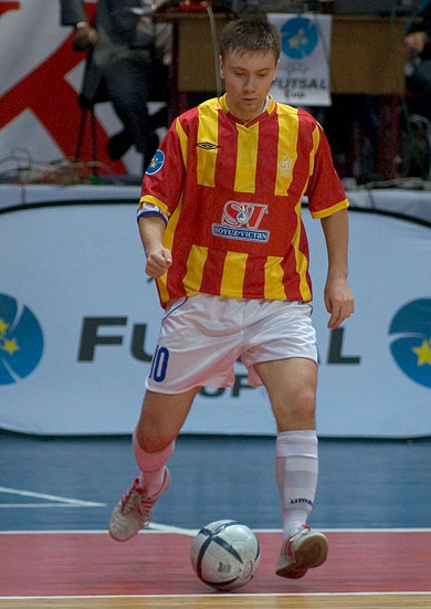Another image of Maevsky, used by Shibaev as advanced goalie in the last minutes of the match (Photo courtesy: Konstantin Molchanov)