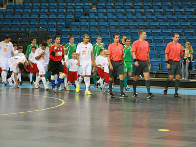 Alter Ego Luparense vs Tornado Chisinau (Photo courtesy: Brigitta Sos - Futsal Hungary)